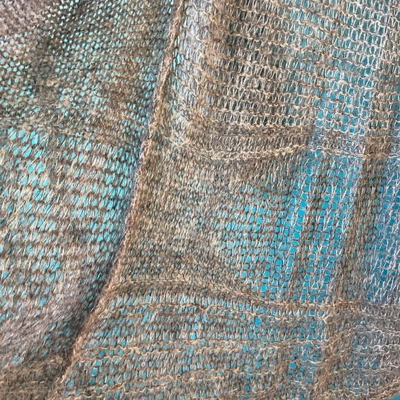 EILEEN FISHER OPEN FRONT CARDIGAN SWEATER , Size Large Alpaca/Wool Blend - Picture 9 of 9